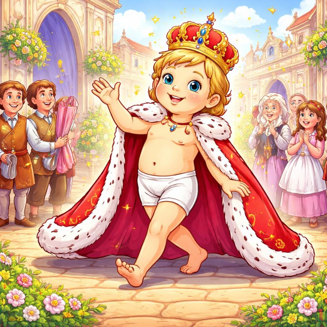 The Emperor’s New Clothes story illustration